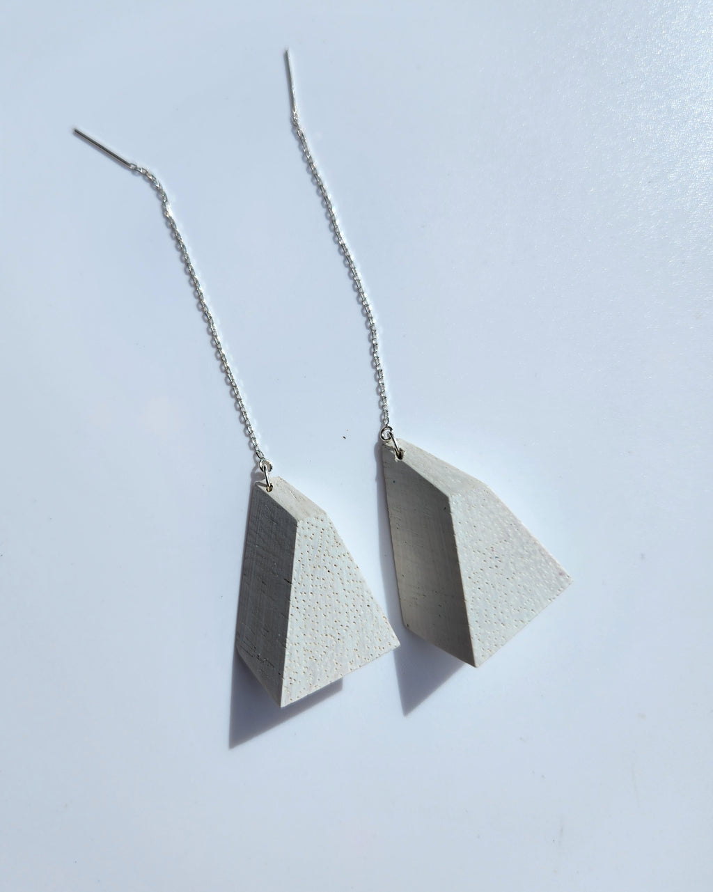 White Luminati Earrings