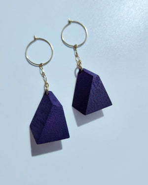 Royal Violet Luminati Earrings