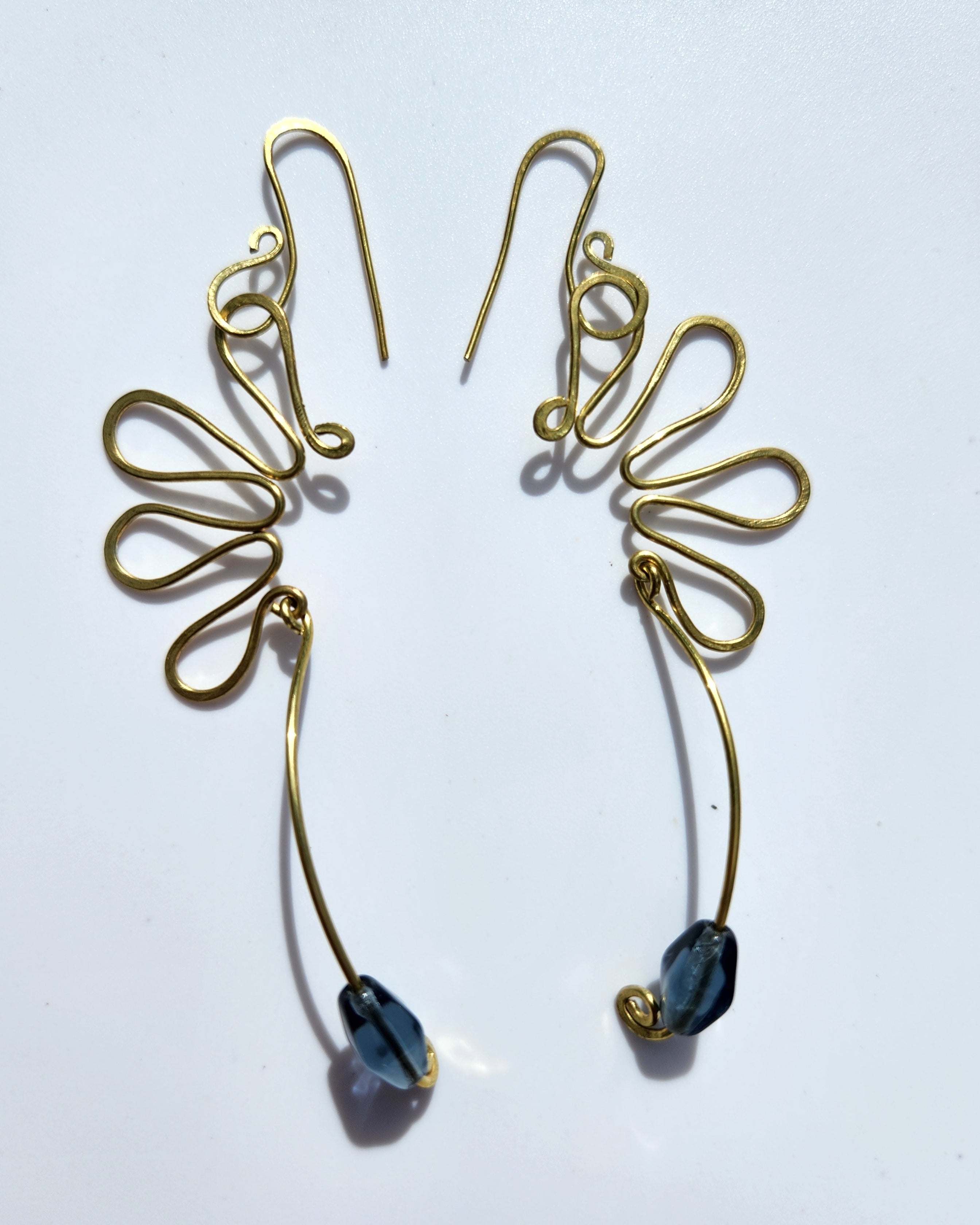 Delicate Seahorse Blue Crystal