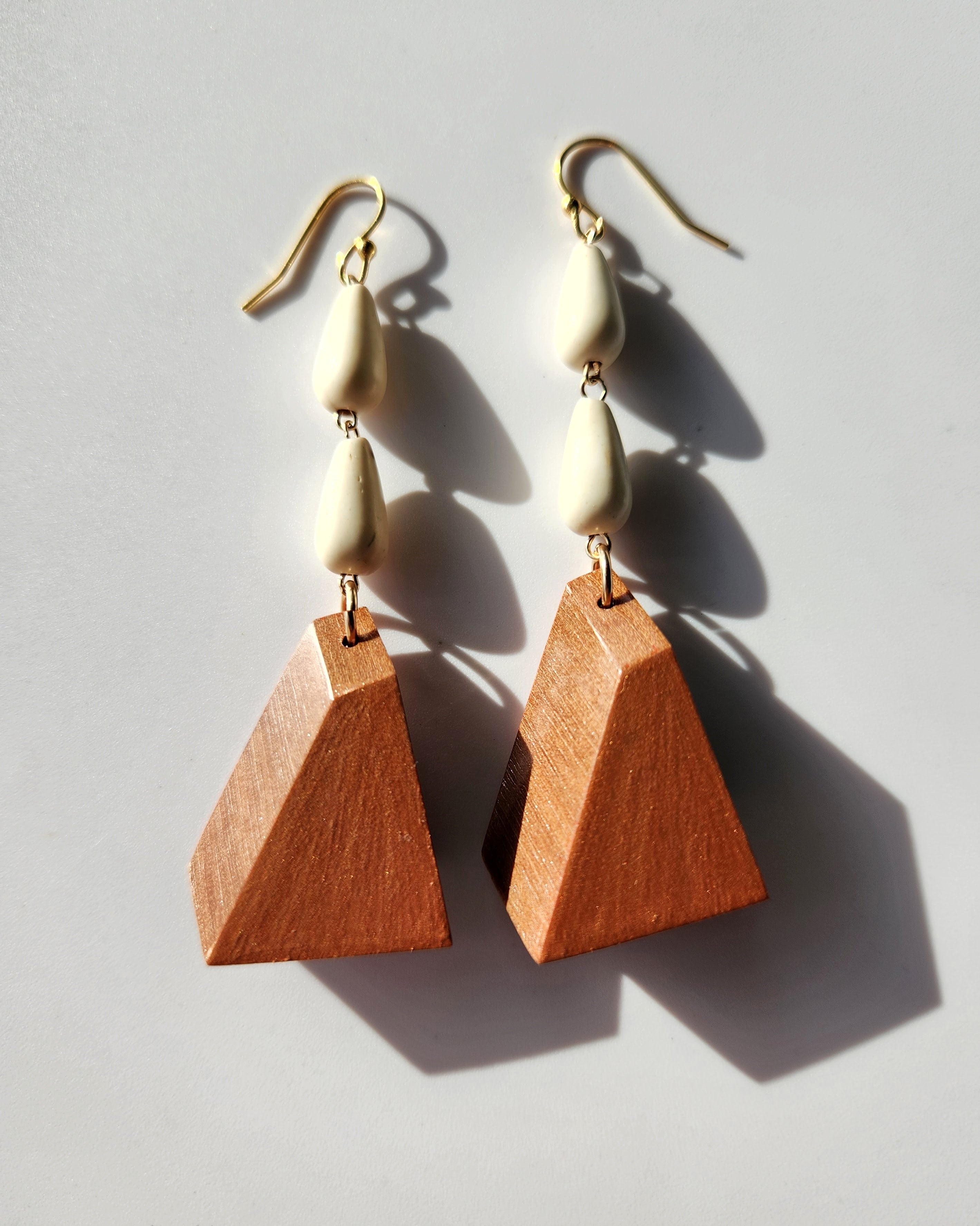 Querubina Luminati Earrings Rose Gold